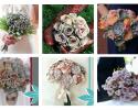 Grey and Silver Bouquets