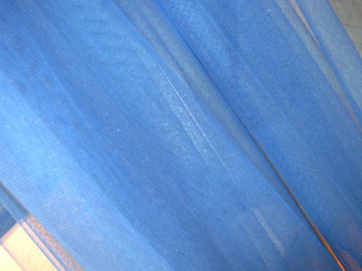 Cobalt Blue Sheer Fabric | Petals n Buds